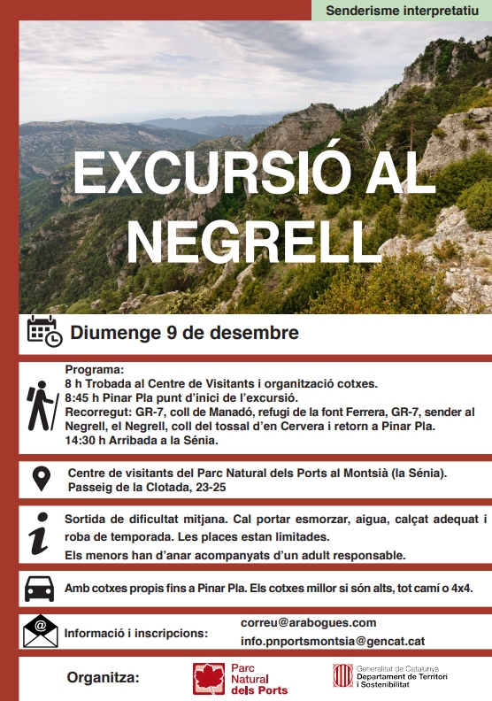 Excursió al Negrell Excursió al Negrell
