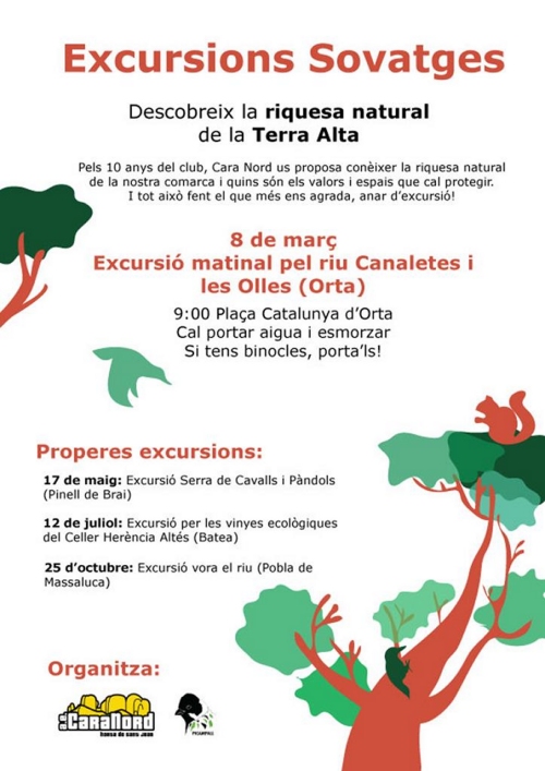 Excursió matinal pel riu Canaletes i les Olles, a Orta Excursió matinal pel riu Canaletes i les Olles, a Orta