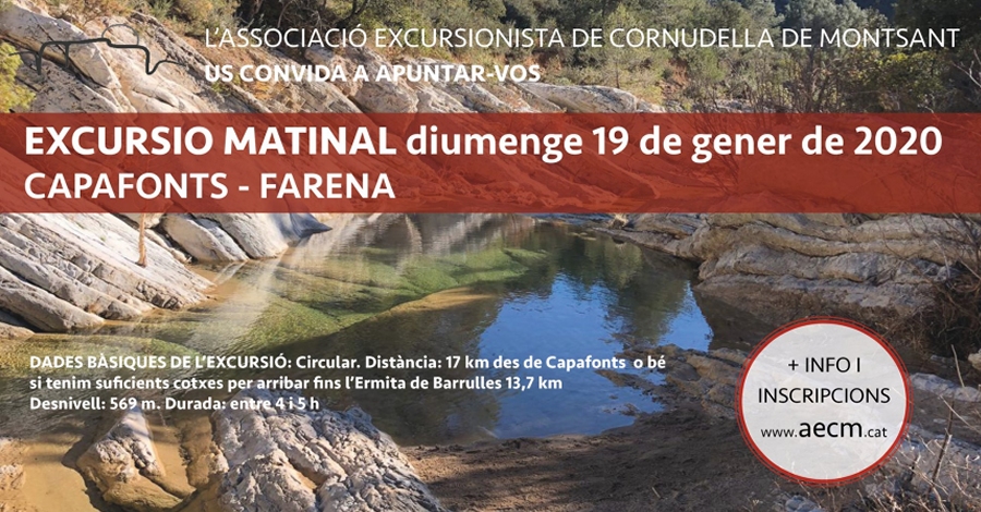Excursi�n matinal Capafonts-Farena