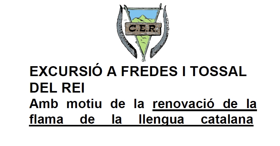 Excursió a Fredes i Tossal del Rei Excursió a Fredes i Tossal del Rei