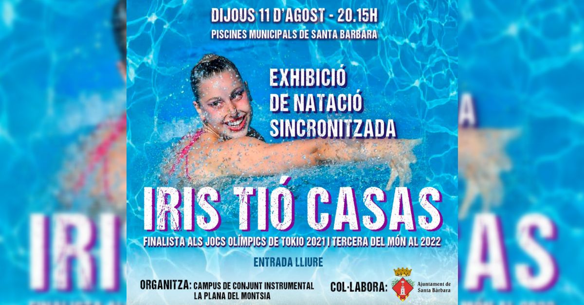 Exhibici�n de nataci�n sincronizada