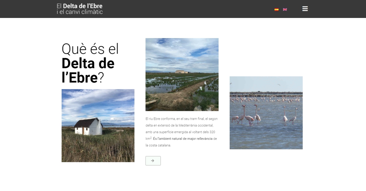 Es presenta a Europa una exposici virtual sobre els efectes del canvi climtic al delta de l’Ebre