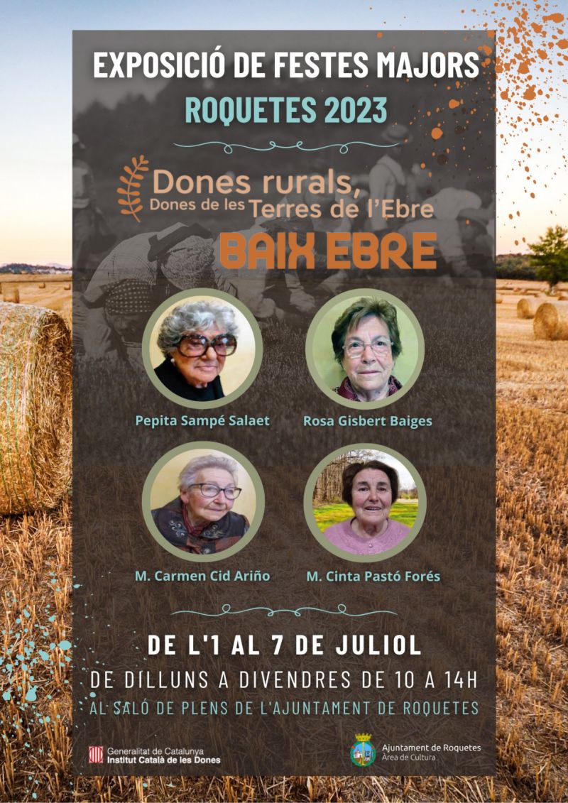 Exposició: Dones rurals, dones de les Terres de l’Ebre Exposició: Dones rurals, dones de les Terres de l’Ebre
