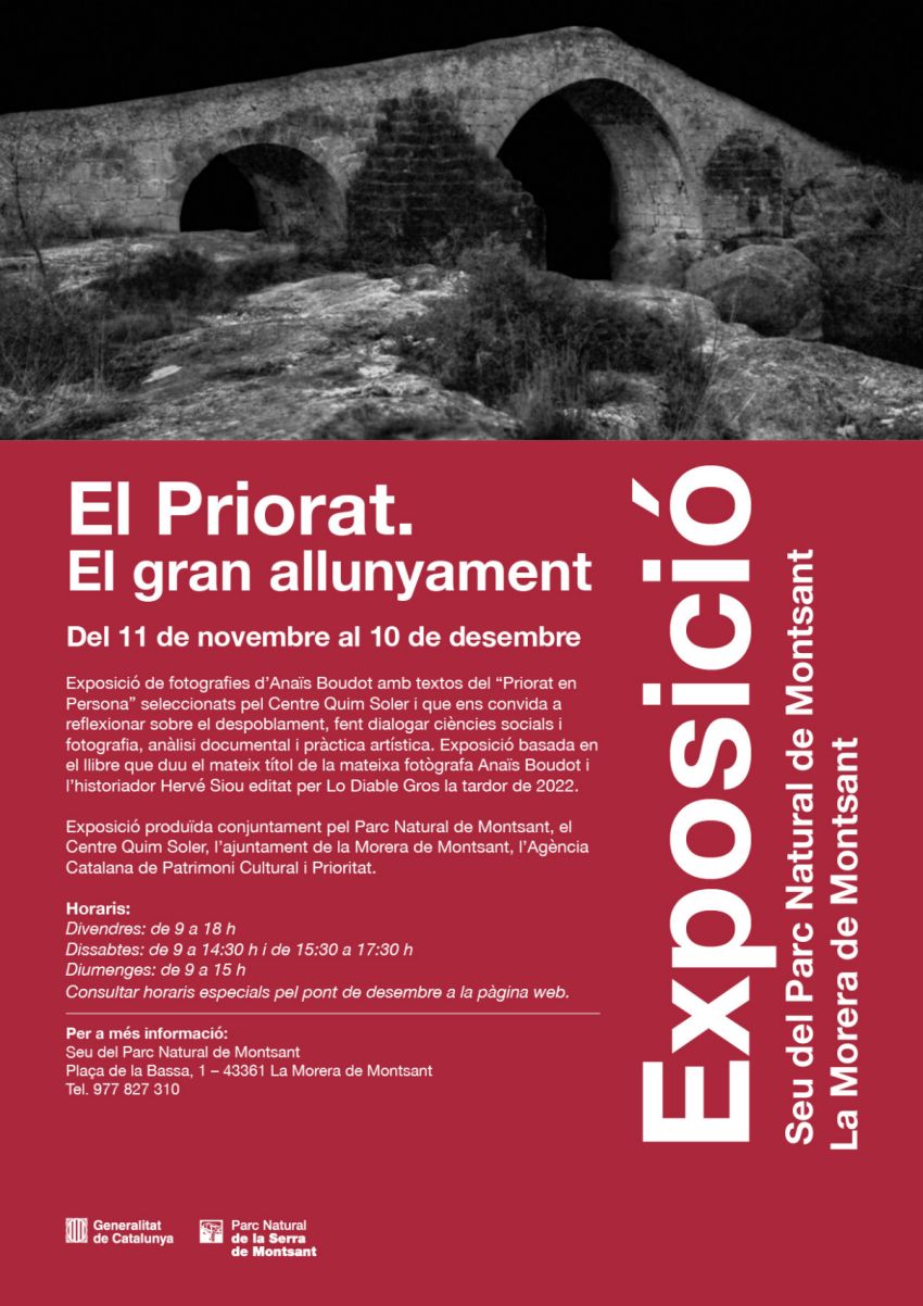 Exposició: El Priorat. El gran allunyament Exposició: El Priorat. El gran allunyament