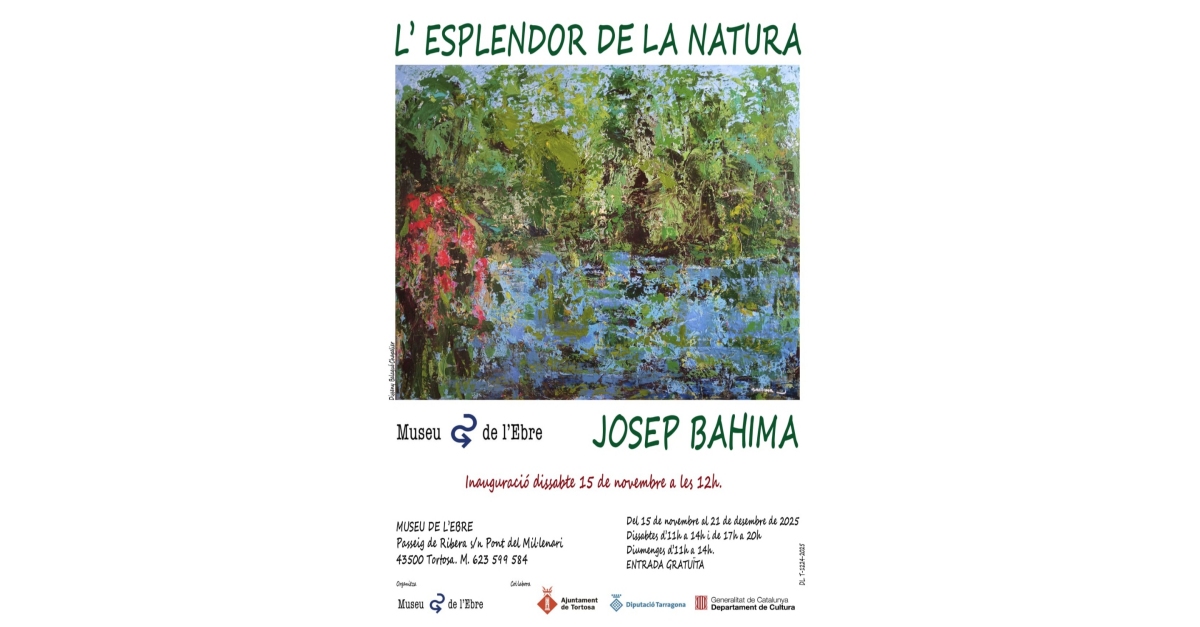 Exposicin Lesplendor de la natura