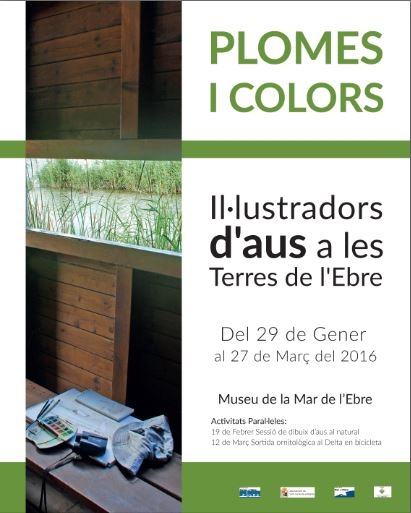 Exposici� �plomes i colors, il�lustradors d&rsquo;aus a les Terres de l&rsquo;Ebre�