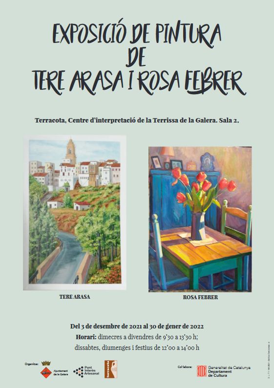 Exposici� de pintura de Tere Arasa Pla i Rosa Febrer Marques