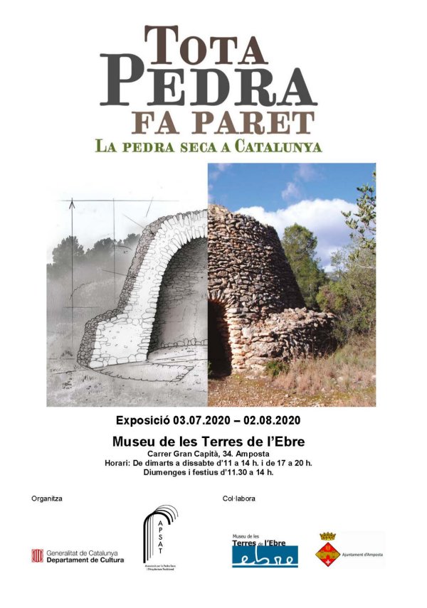 Exposició «Tota pedra fa paret. La pedra seca a Catalunya» Exposició «Tota pedra fa paret. La pedra seca a Catalunya»