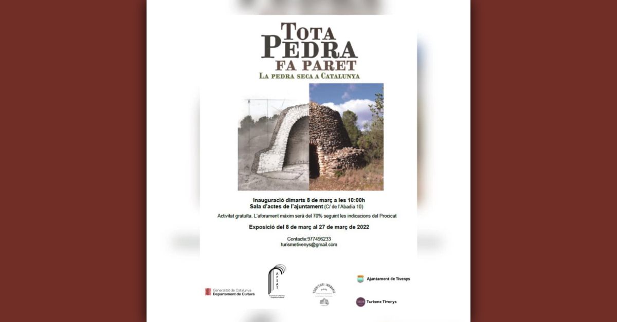 Exposici� �Tota pedra fa paret. La pedra seca a Catalunya�