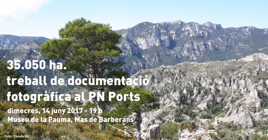 35.050 ha. Treball de documentació fotogràfica al PN Ports 35.050 ha. Treball de documentació fotogràfica al PN Ports
