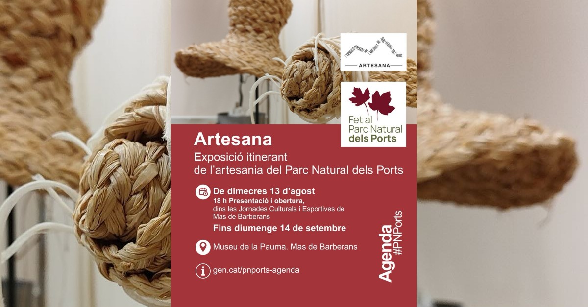 Exposicin itinerante de la artesana del Parque Natural dels Ports