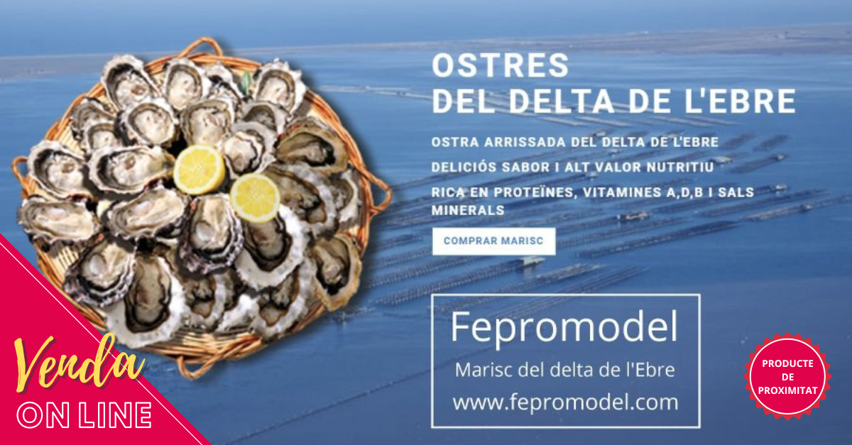 FEPROMODEL. Ostres rissades del delta de lEbre