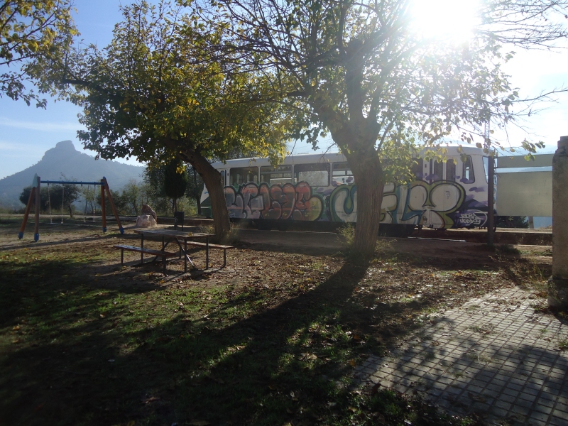 Un ferrobus a l&rsquo;antiga estaci� de Bot donar� servei de bar a la Via Verda | EbreActiu.cat, revista digital d&rsquo;oci actiu | Terres de l&rsquo;Ebre ...