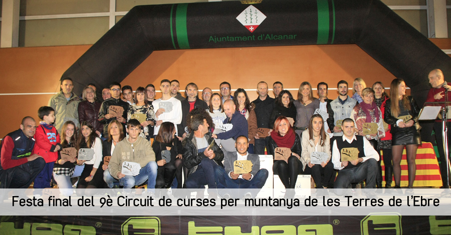 Festa final del 9 Circuit de curses per muntanya de les Terres de l’Ebre