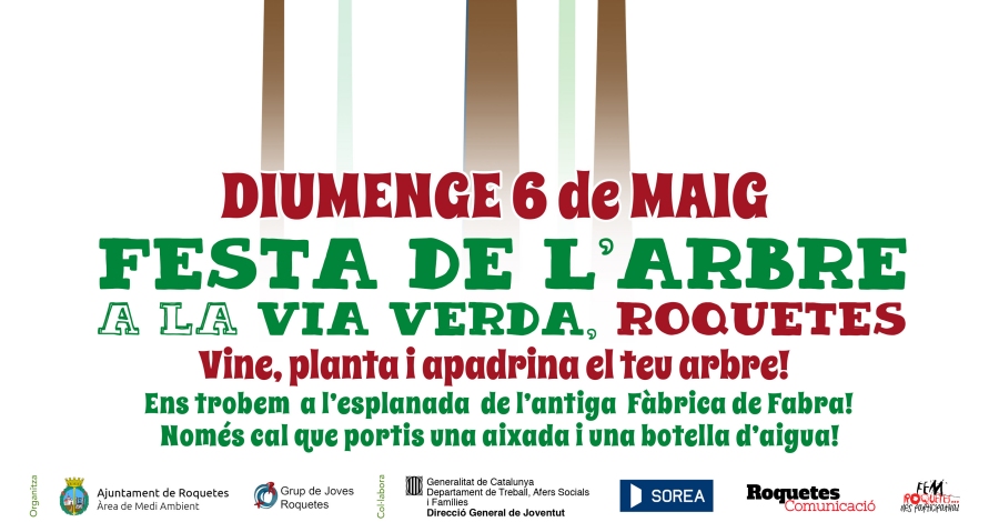 Festa de l’Arbre a la Via Verda de Roquetes Festa de l’Arbre a la Via Verda de Roquetes