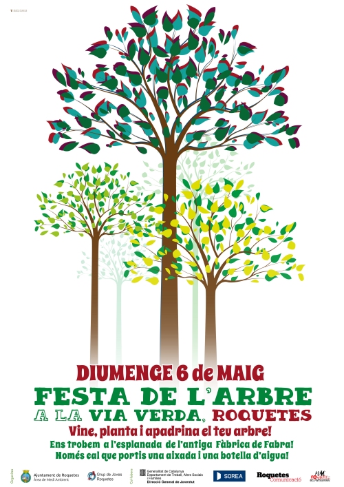 Festa de l’Arbre a la Via Verda de Roquetes Festa de l’Arbre a la Via Verda de Roquetes