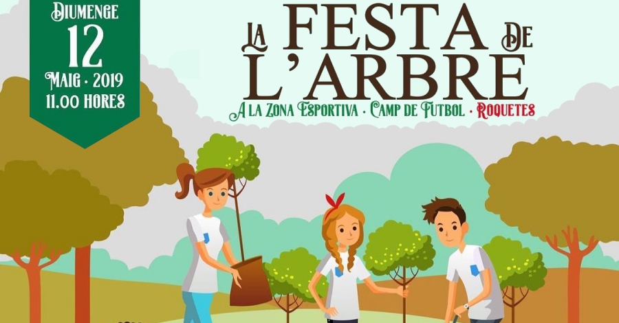 Festa de l�arbre a la Zona esportiva de Roquetes