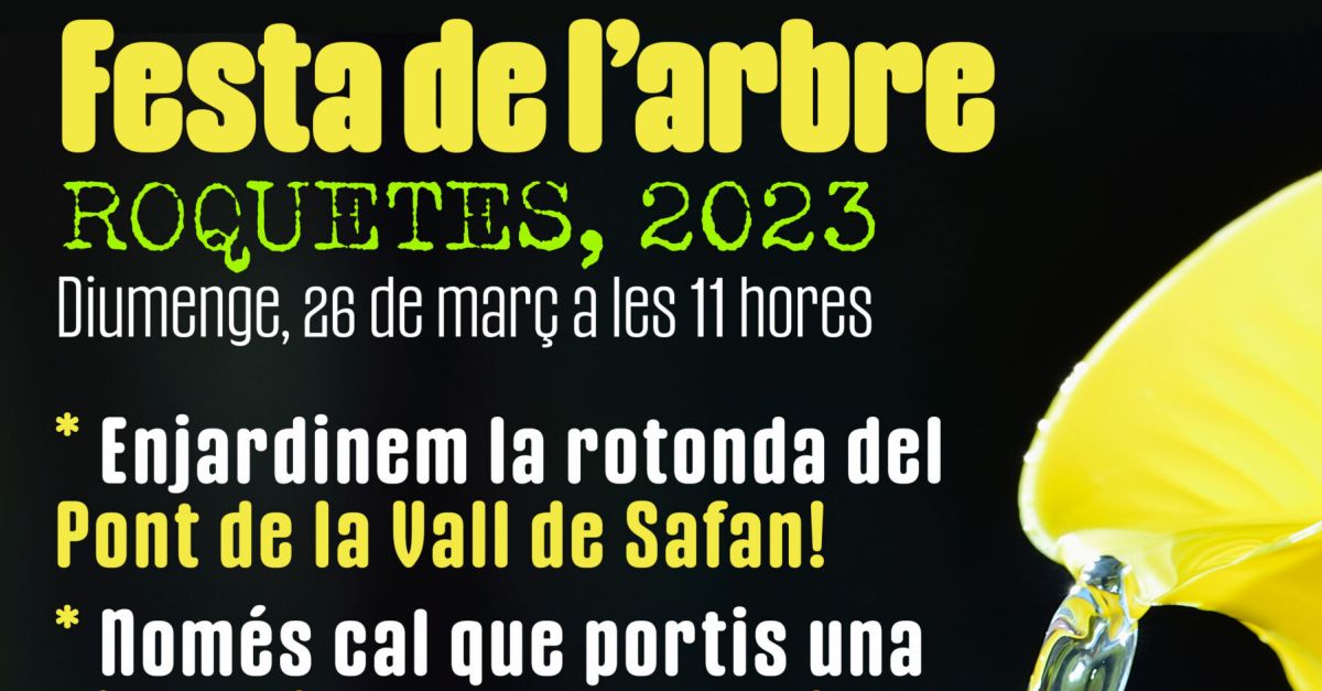 Festa de l�arbre a Roquetes