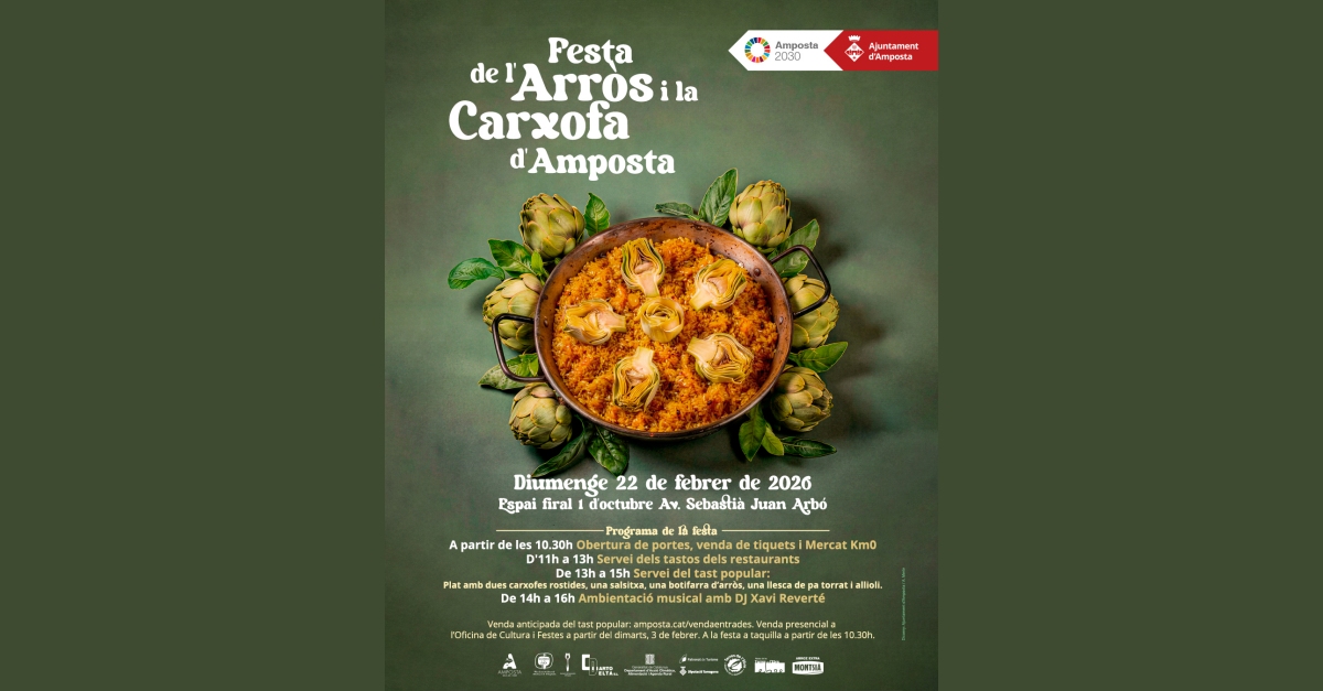 Festa de l’Arròs i la Carxofa d’Amposta Festa de l’Arròs i la Carxofa d’Amposta