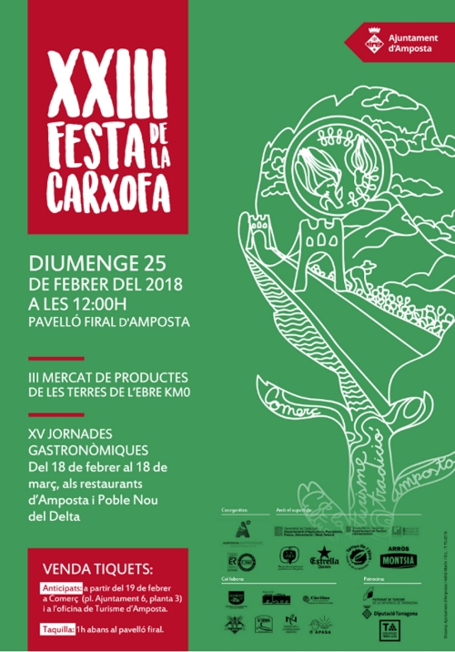 XXIII Festa de la Carxofa. Mercat de productes de les Terres de l�Ebre de Km.0