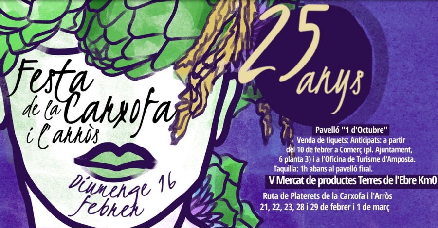 25a Festa de la Carxofa i 5� Mercat de Productes de les Terres de l&rsquo;Ebre