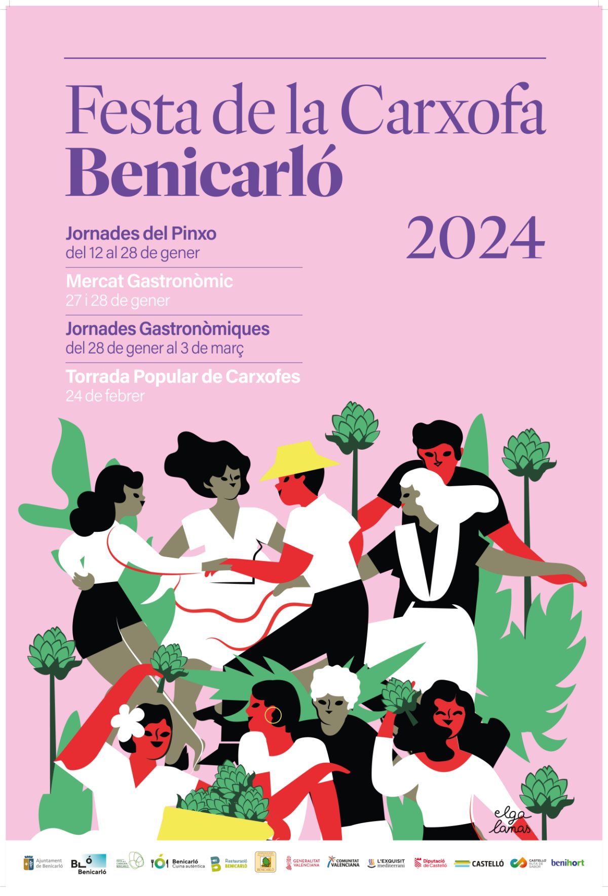 Festa de la Carxofa de Benicarl� 2024: Torrada popular