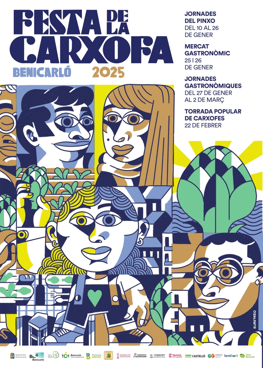 Festa de la Carxofa de Benicarl� 2025: Torrada popular de carxofes