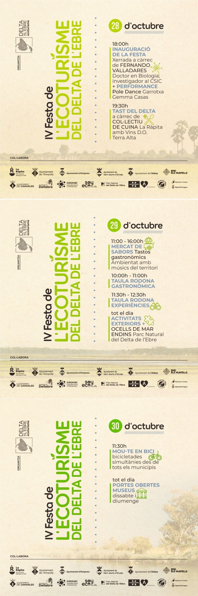 IV Festa de l�Ecoturisme del Delta de l�Ebre