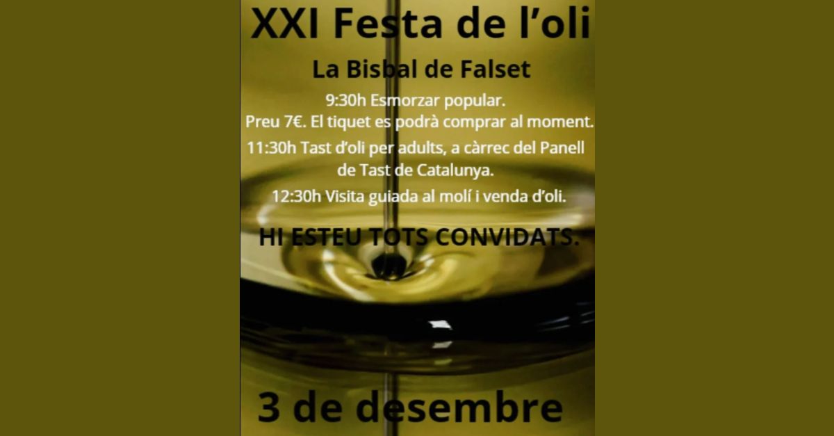 XXI Festa de l�Oli de la Bisbal de Falset