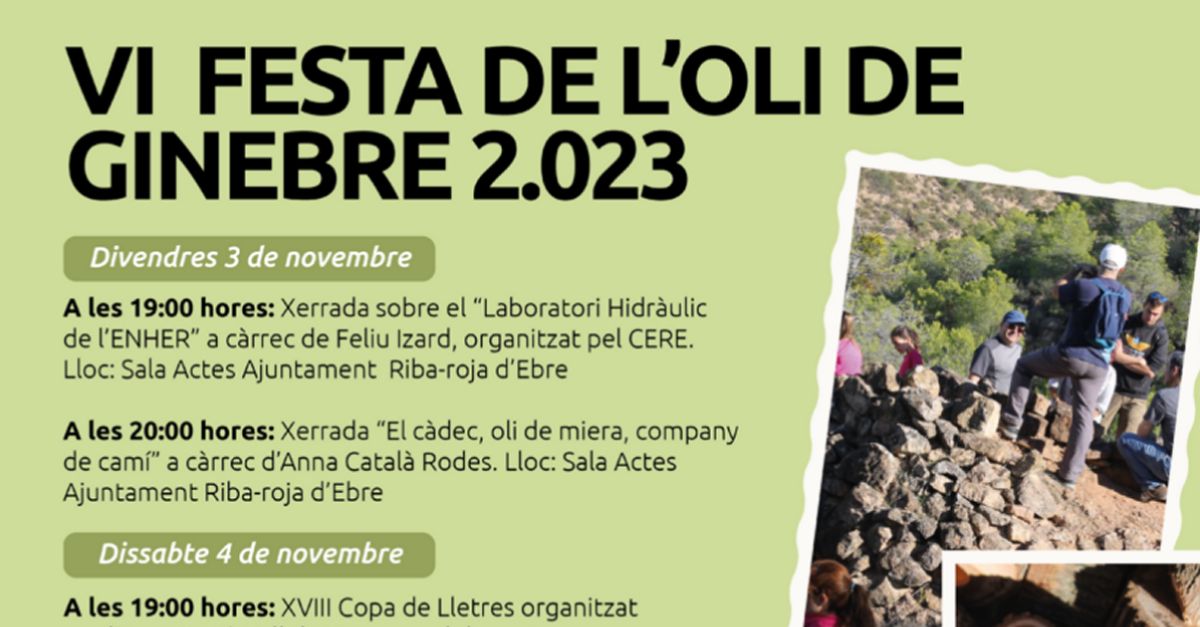 VI Festa de l�Oli de Ginebre 