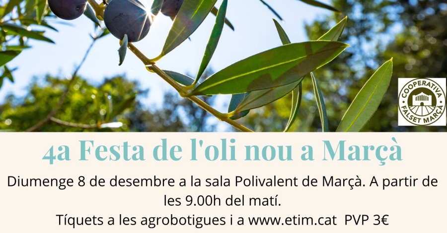 4a Festa de l’oli nou a Marçà 4a Festa de l’oli nou a Marçà