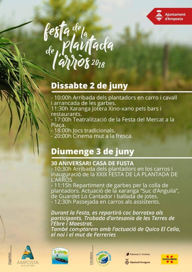 XXIX Festa de la Plantada de l�Arr�s. Amposta 2018