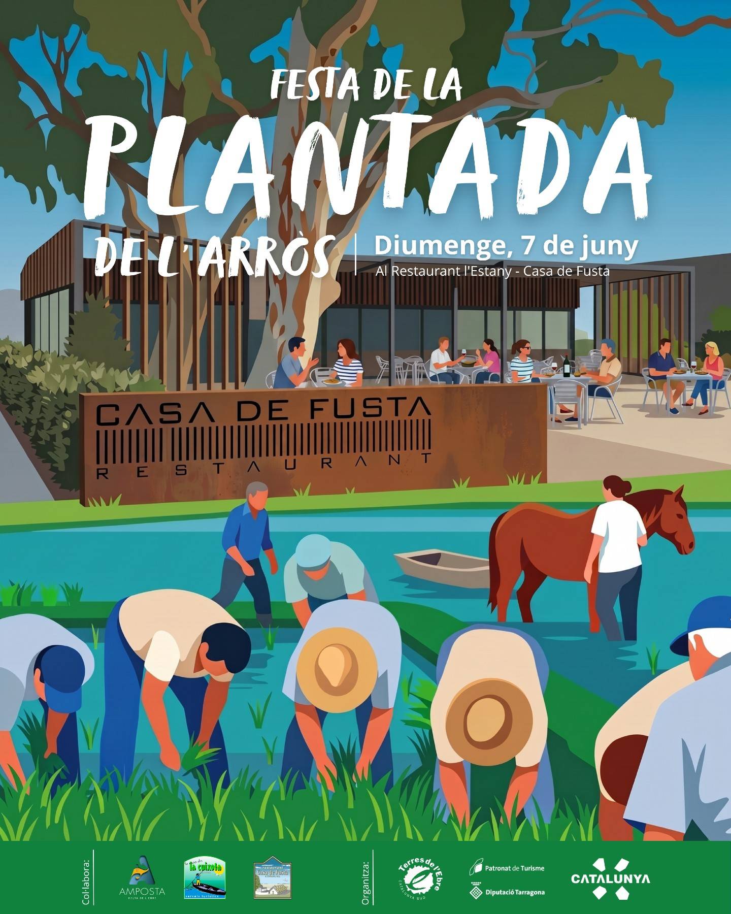 Restaurant Casa de Fusta y Lo Mas de la Cuixota: tradici�n, gastronom�a y cultura popular en la Festa de la Plantada d&rsquo;Amposta | EbreActiu.cat, revista digital de ocio activo | Terres de l&rsquo;Ebre...