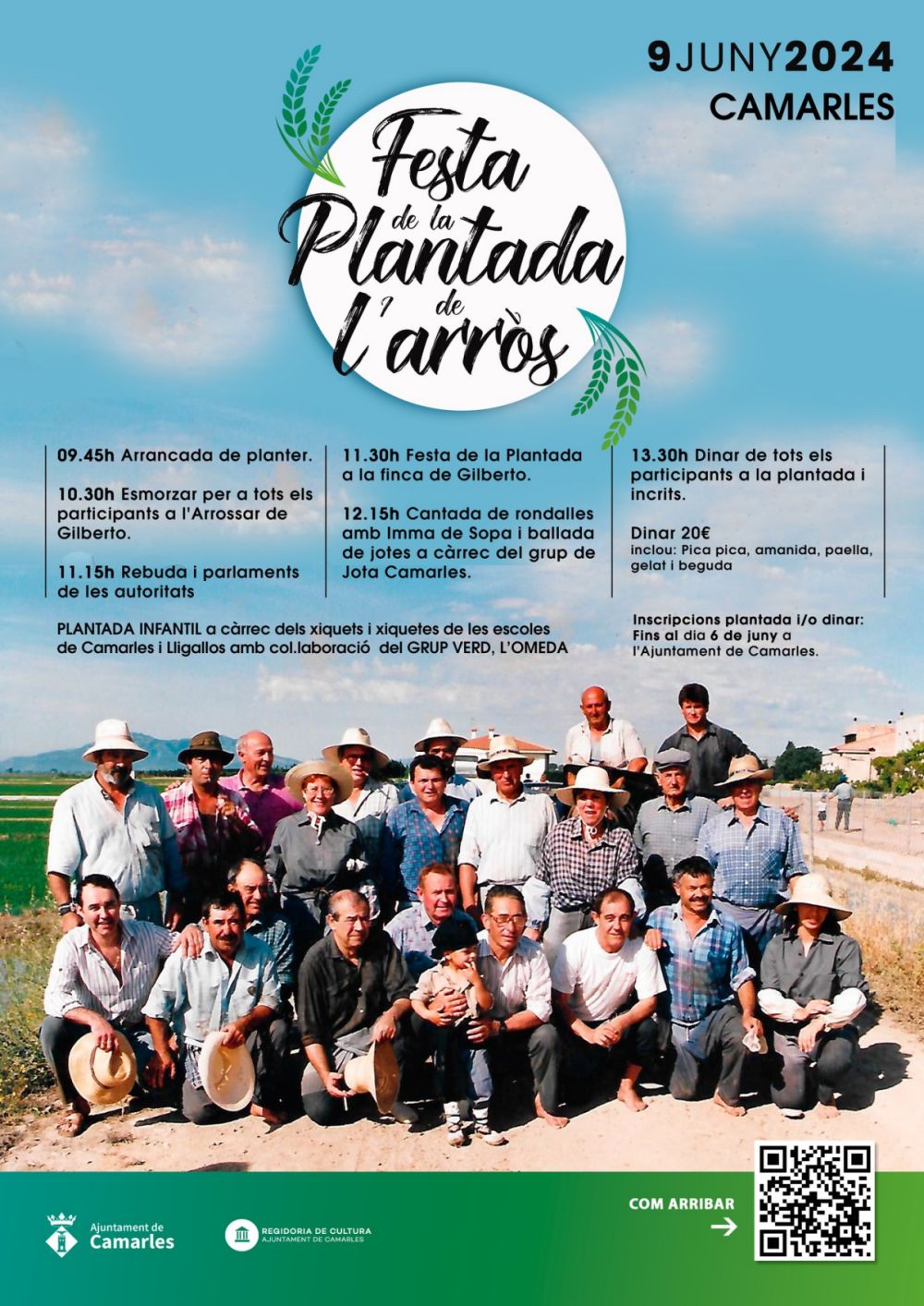 Festa de la Plantada de l’Arròs 2024 - Camarles Festa de la Plantada de l’Arròs 2024 - Camarles