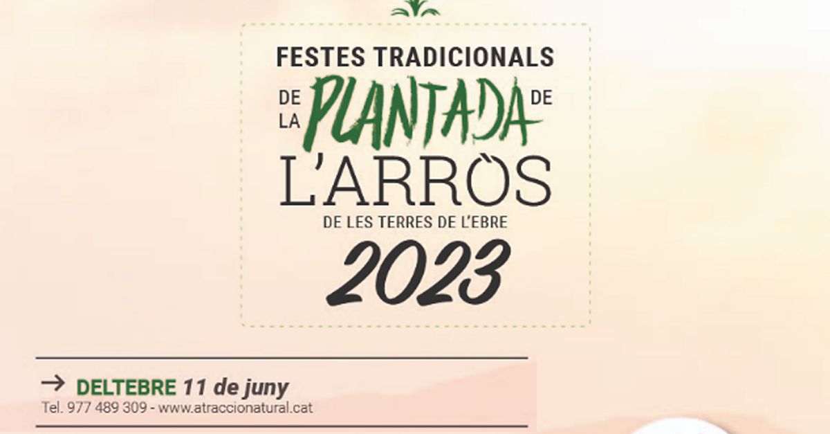 Festa de la Plantada de l�arr�s
