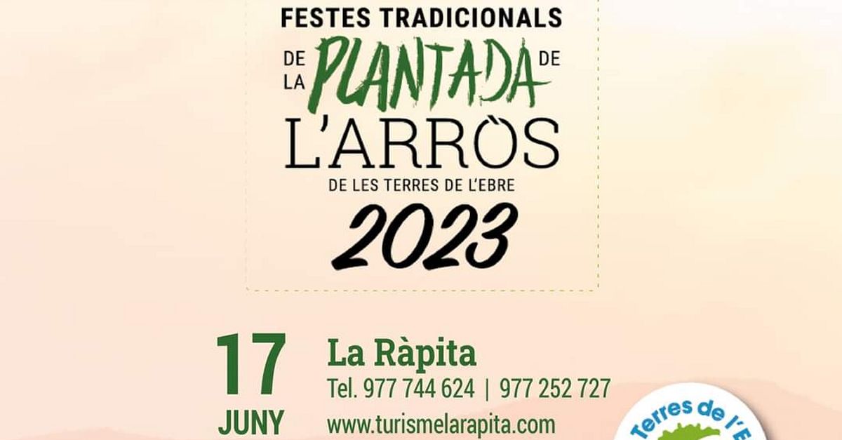 Festa de la Plantada de l�arr�s