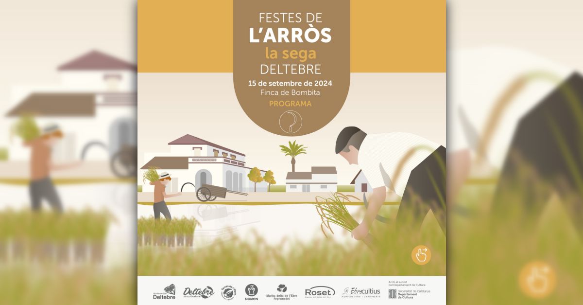 Festa de a sega de l�arr�s a Deltebre
