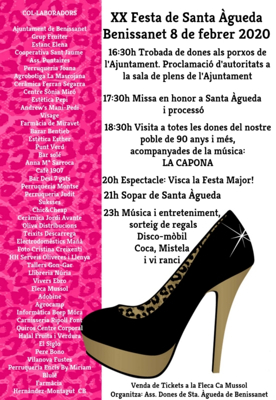 XX Festa de Santa Ągueda a Benissanet XX Festa de Santa Ągueda a Benissanet