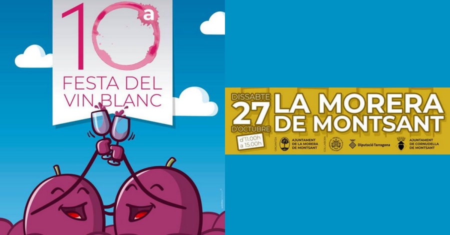 10a Festa del Vin Blanc de La Morera de Montsant. 10a Festa del Vin Blanc de La Morera de Montsant.
