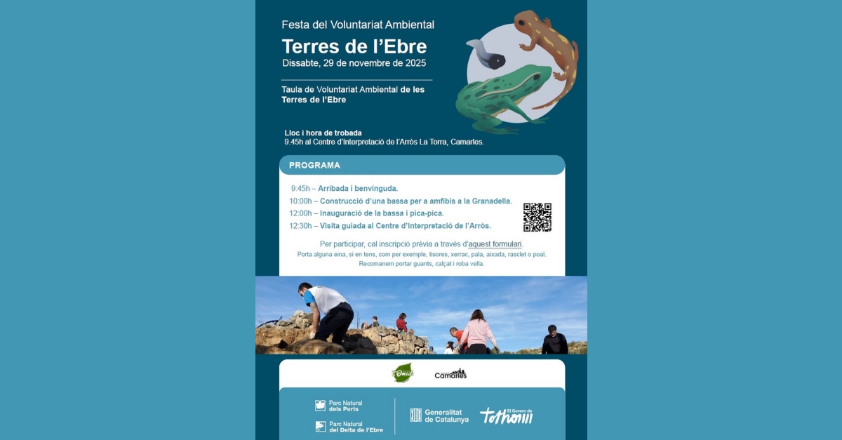 Fiesta del voluntariado ambiental Terres de l�Ebre