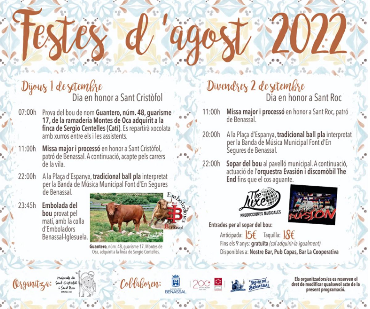 Qu� fer entre el dijous 1 i el dimarts 6 de setembre en l&rsquo;Alt Maestrat? | EbreActiu.cat, revista digital d&rsquo;oci actiu | Terres de l&rsquo;Ebre ...