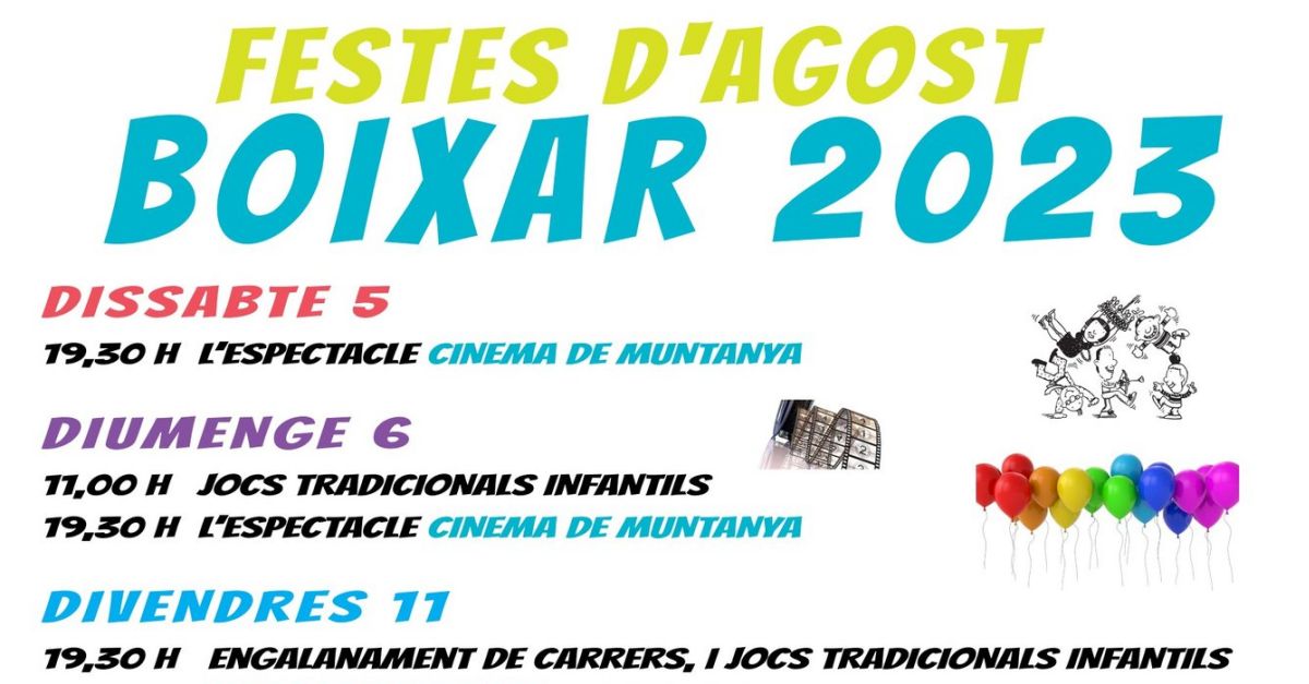 Festes d�Agost al Boixar