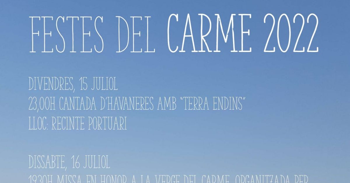 Festes del Carme a les Cases d�Alcanar