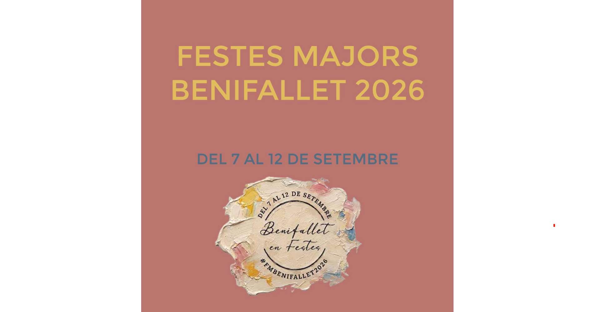 Festes Majors de Benifallet 2026