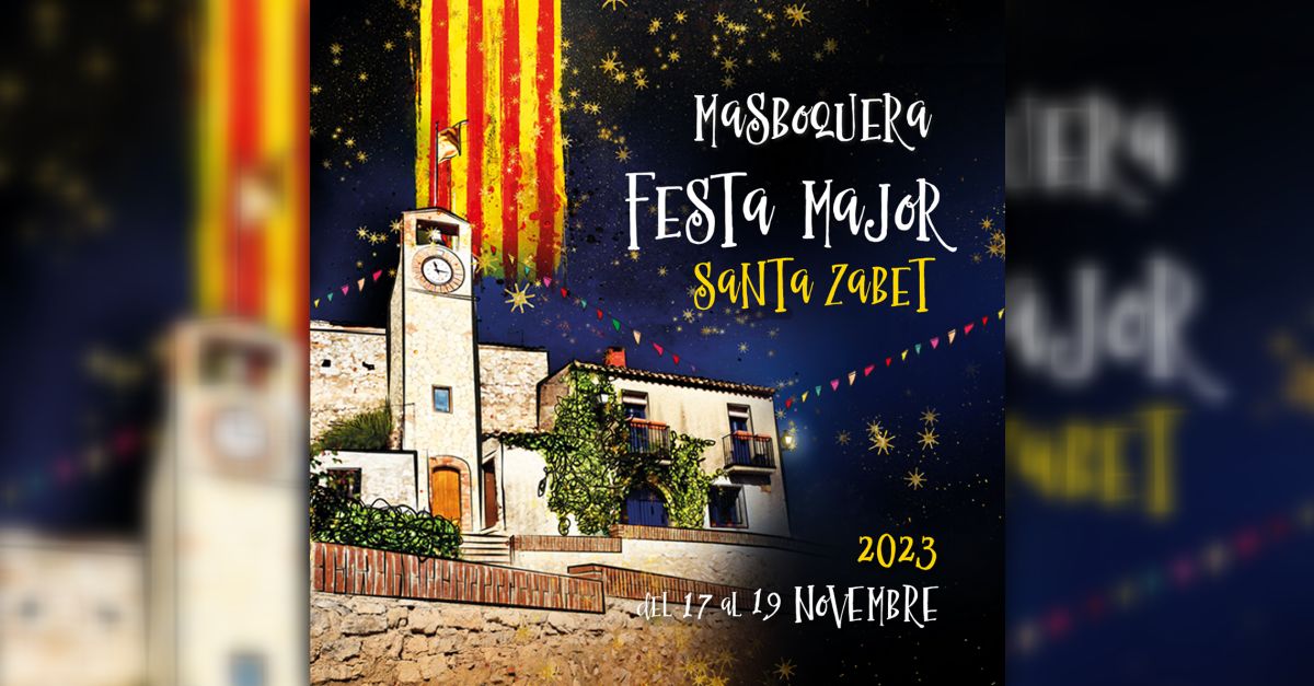 Gaireb una vintena dactes per celebrar la Festa Major de Masboquera, del 17 al 19 de novembre