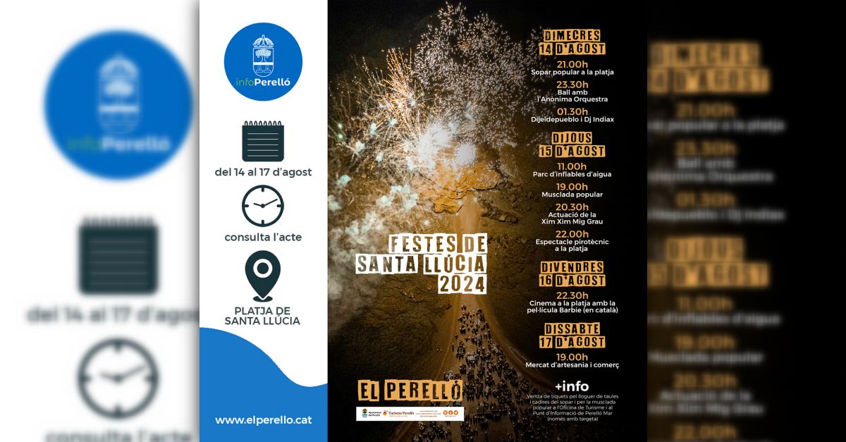 Fiestas de Santa Ll�cia 2024 al Perell�