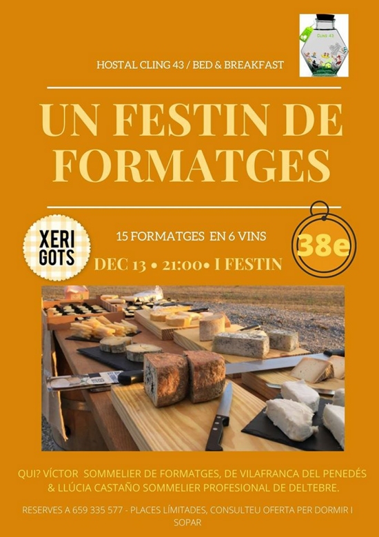 Un fest� de formatges a l&rsquo;Hostal Cling 43