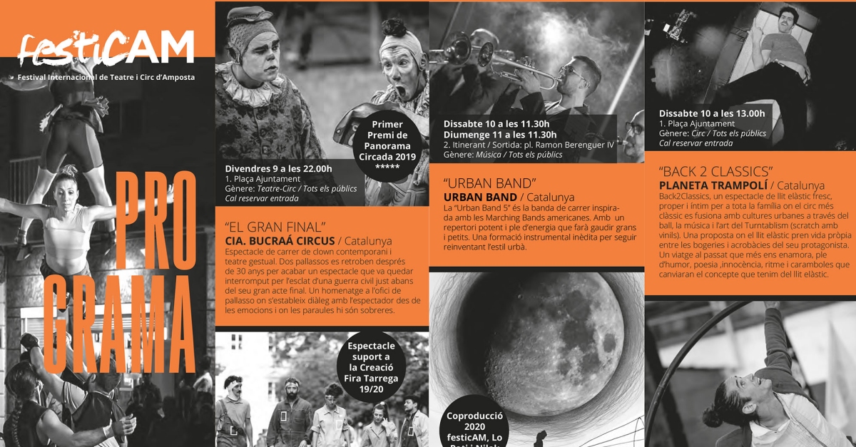 FesticAM Festival de Teatre i Circ d’Amposta 2020 FesticAM Festival de Teatre i Circ d’Amposta 2020