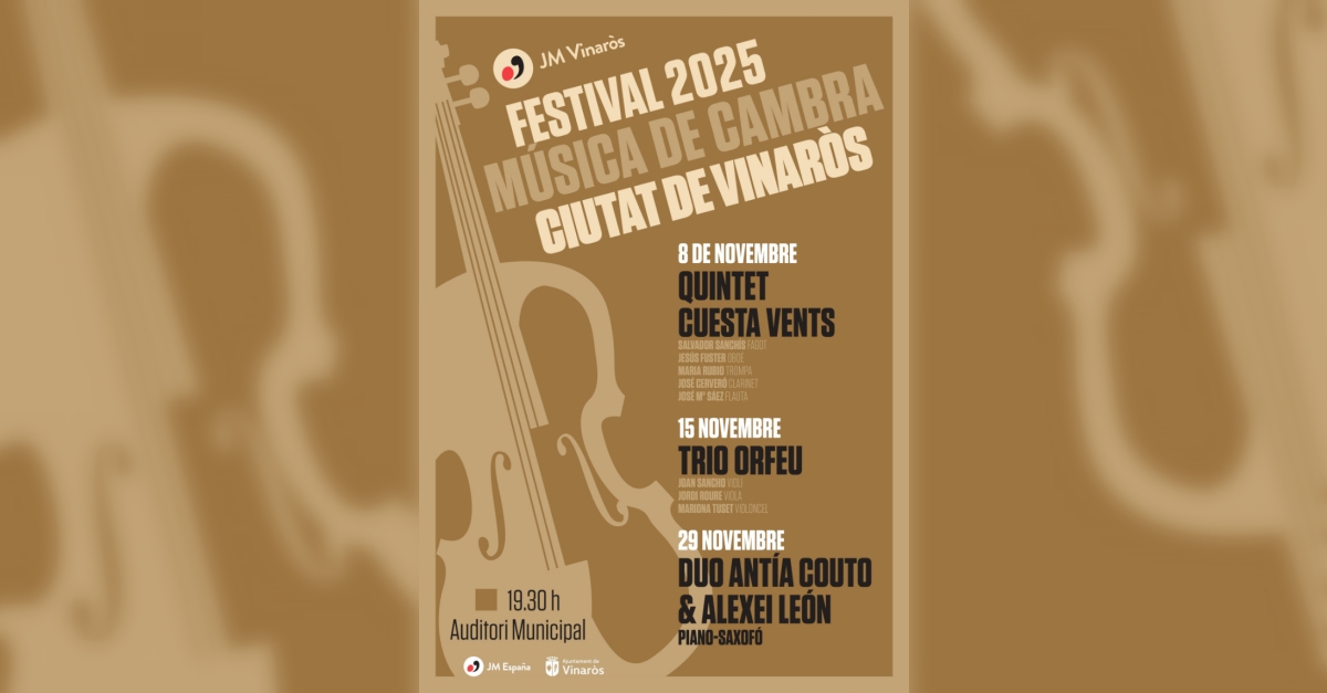 Festival de m�sica de c�mara Ciutat de Vinar�s. Trio Orfeu