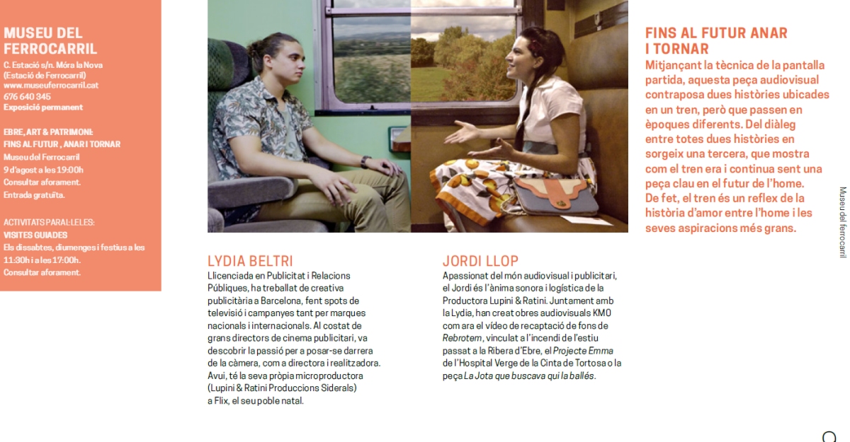 Cicle Ebre, Art & Patrimoni. Exposici�n: Fins al futur anar i tornar